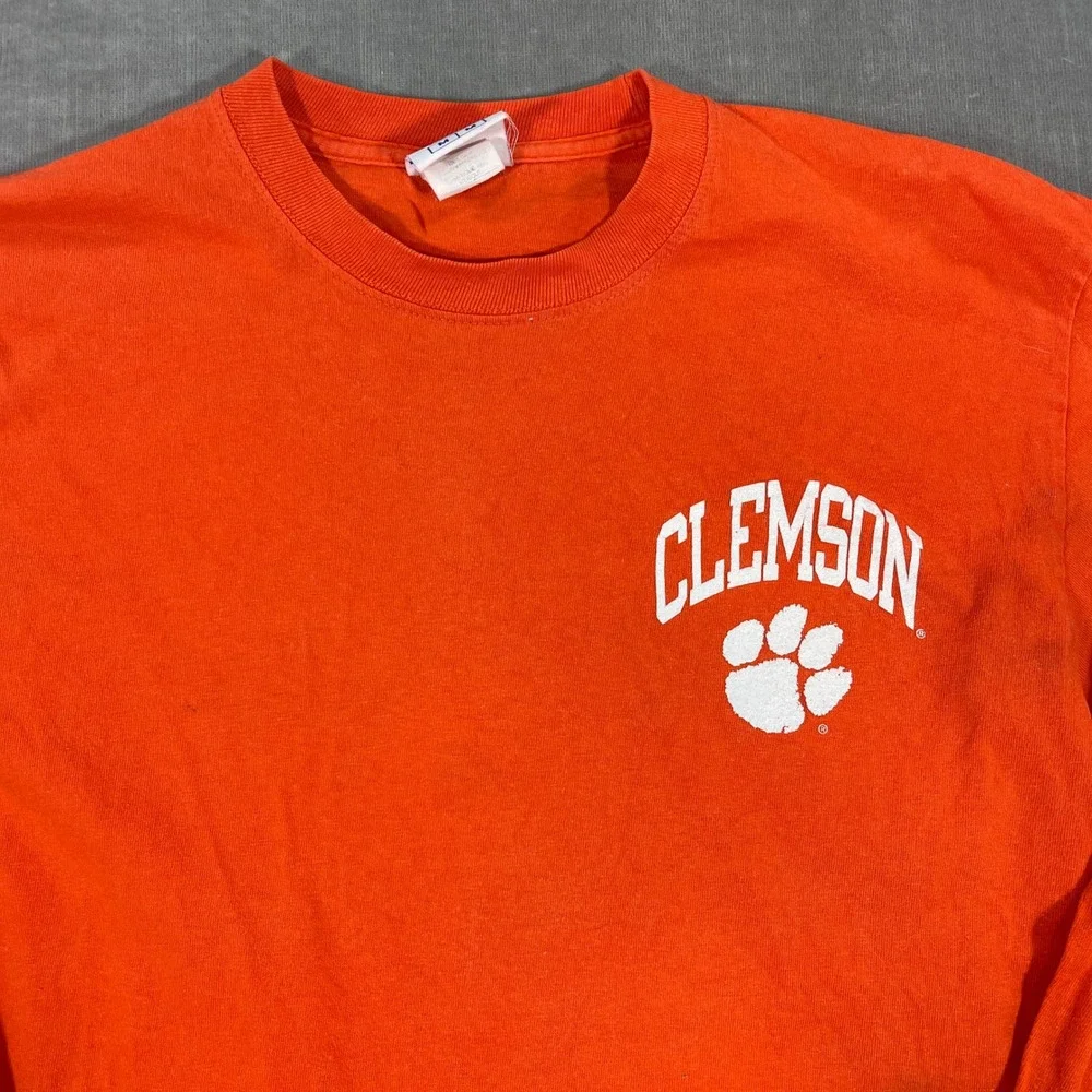 Clemson‎ Tigers Mens Medium Orange Champion Long Sleeve T Shirt